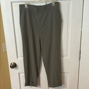 Olive Green Talbots Cropped Trousers